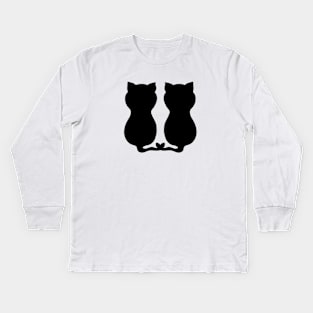 Cats in love Kids Long Sleeve T-Shirt